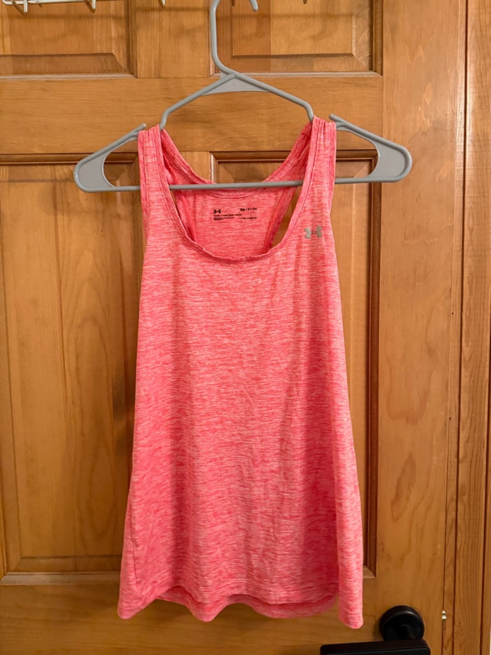 Under Armour Women's Heathered Coral Racerback Tank